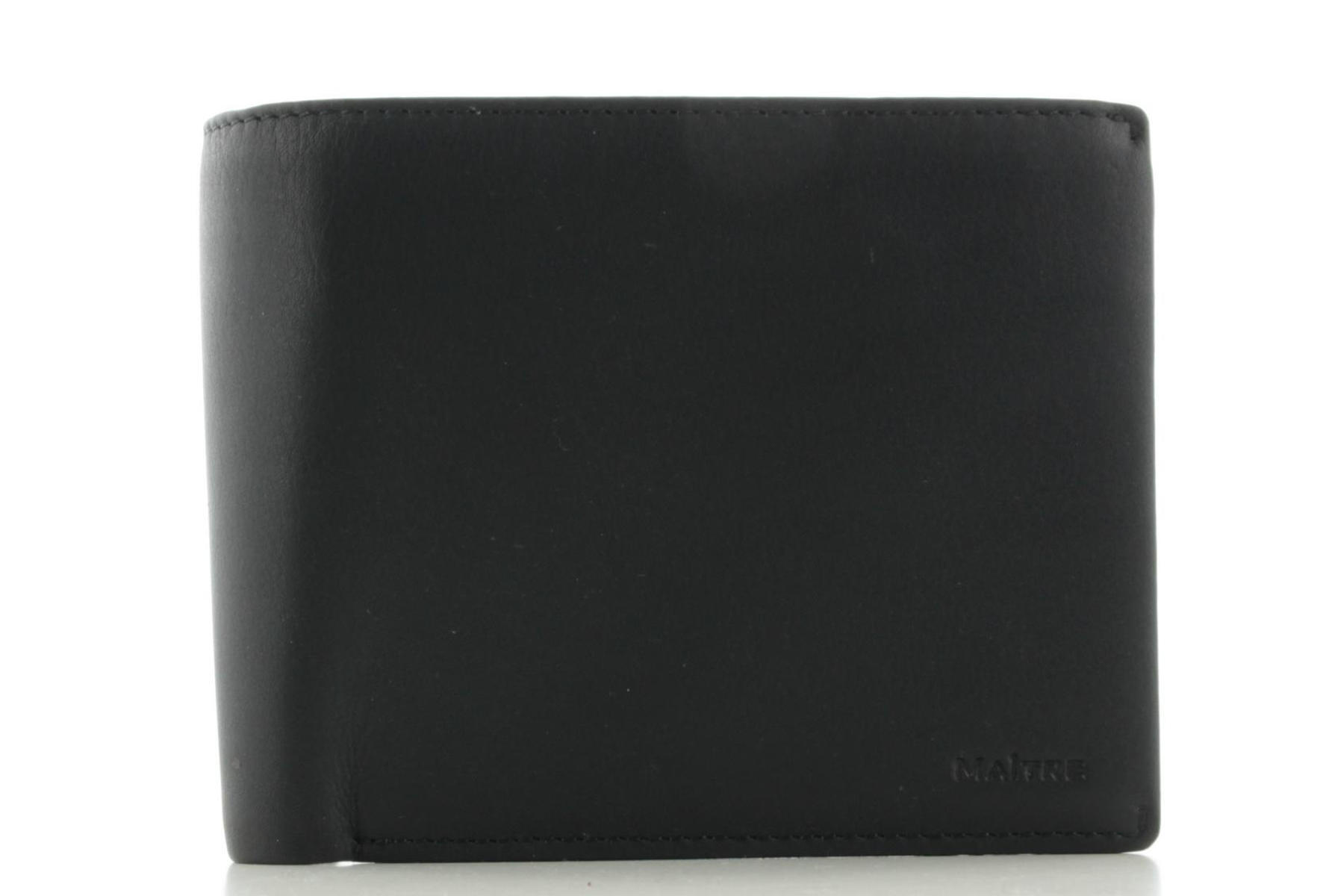 Maitre Lederoase Maitre Geldbörse F3 Gandolf Schwarz 10 F3-406-1465