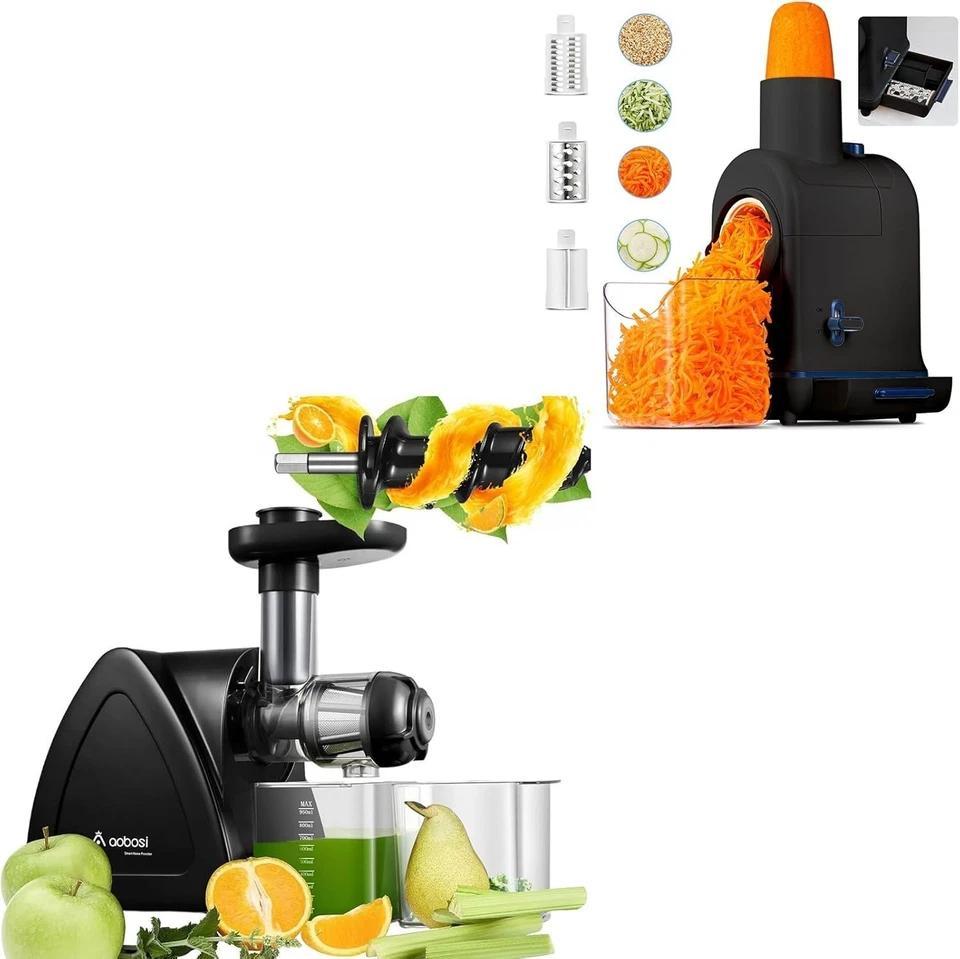 Aobosi Slow Juicer Entsafter 150w Saftpresse leiser Motor hohe Saftausbeute