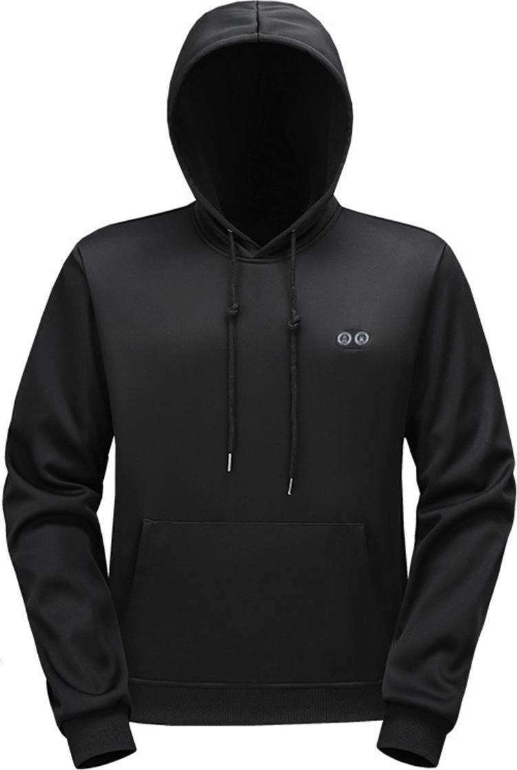 INF Beheiztes Sweatshirt mit Dual-Control – Intelligente Temperaturregelung Schwarz 4XL 394583