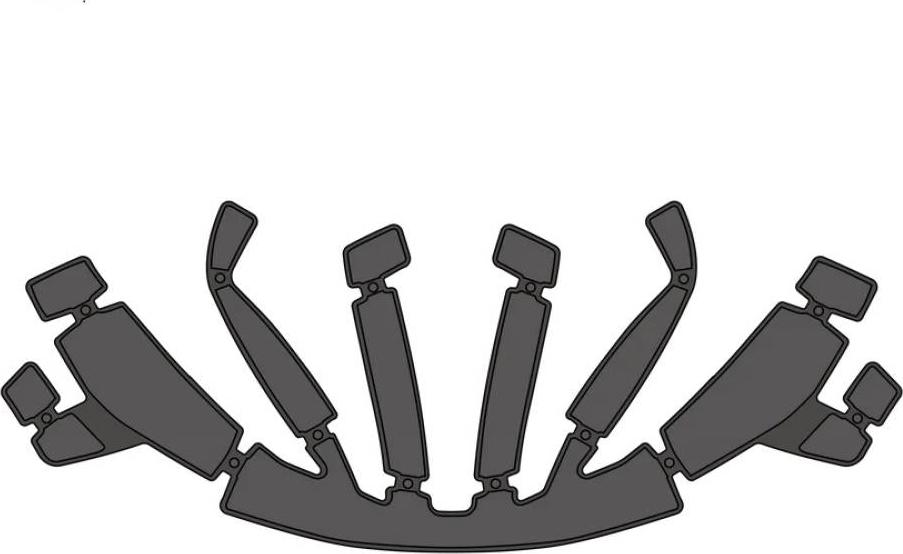 IXS Sports Division iXS Pad Kit MiPS Trigger FF XS black - passgenauer Ersatz... 470-510-1911-003