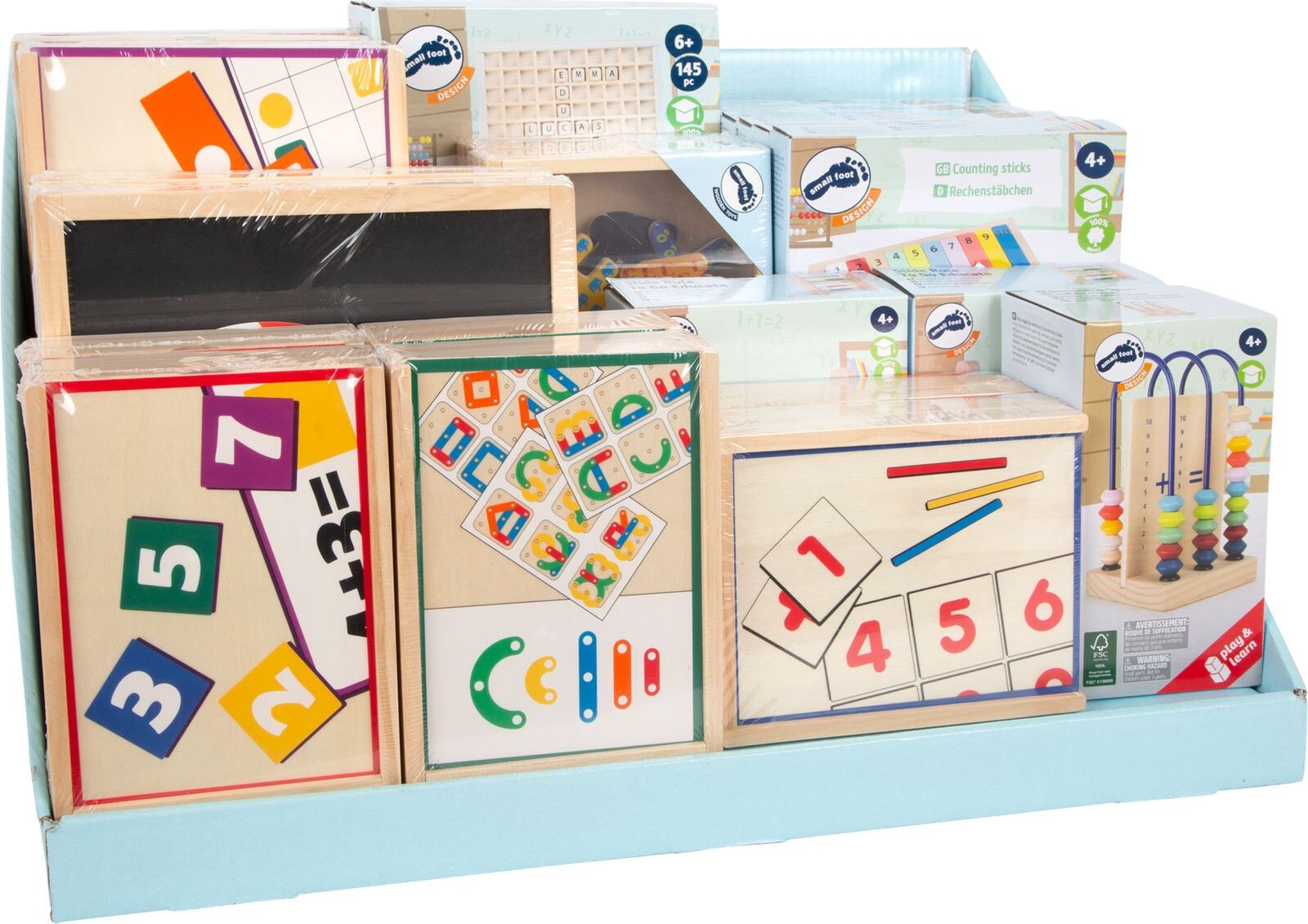 small foot Regaltray Lernspielzeug