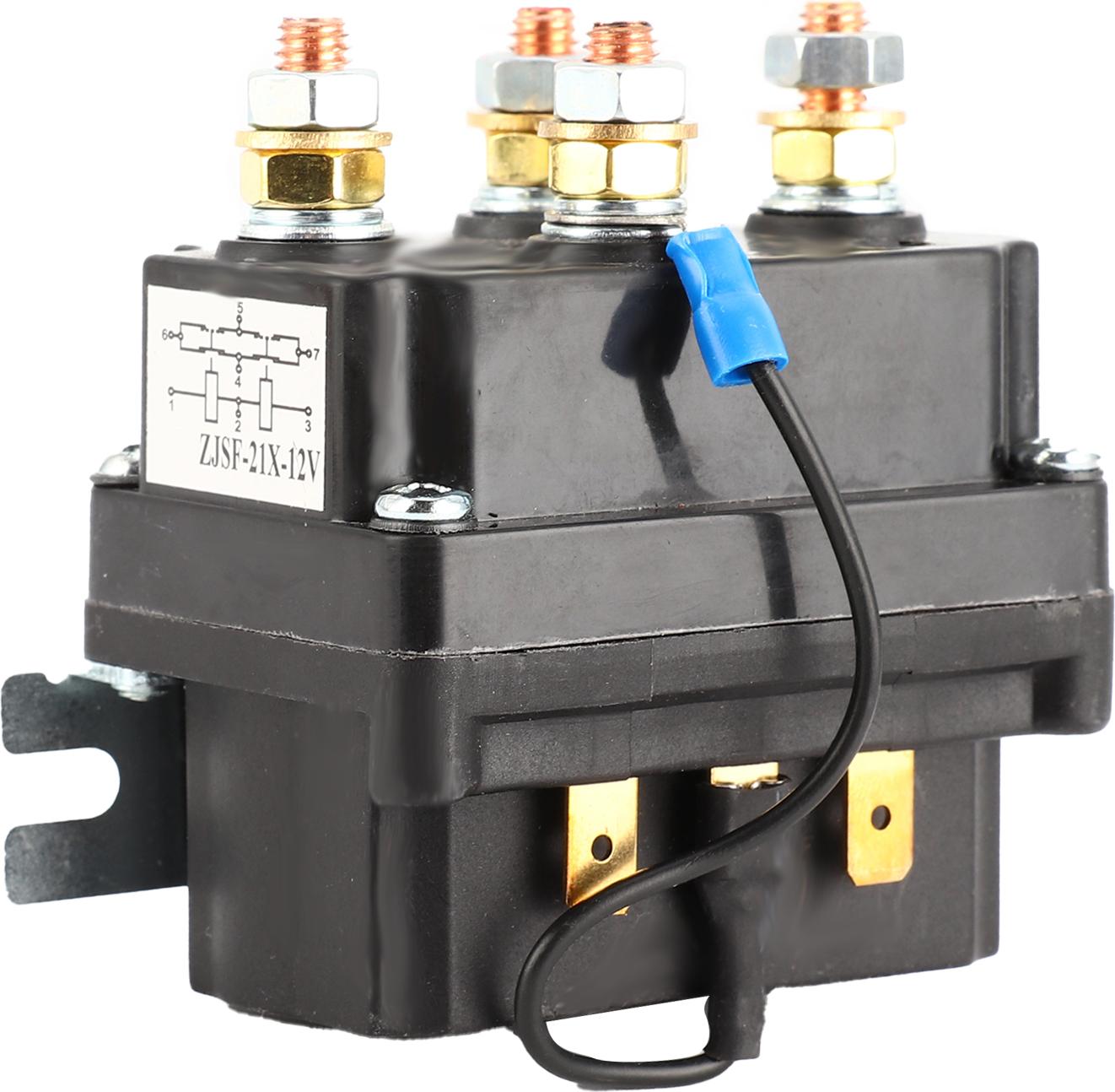 Gistuch Winch Magnet Relay -Schütze 12V 250A für den Aut UTV SUV mit 3000-5000 Pfund Winches