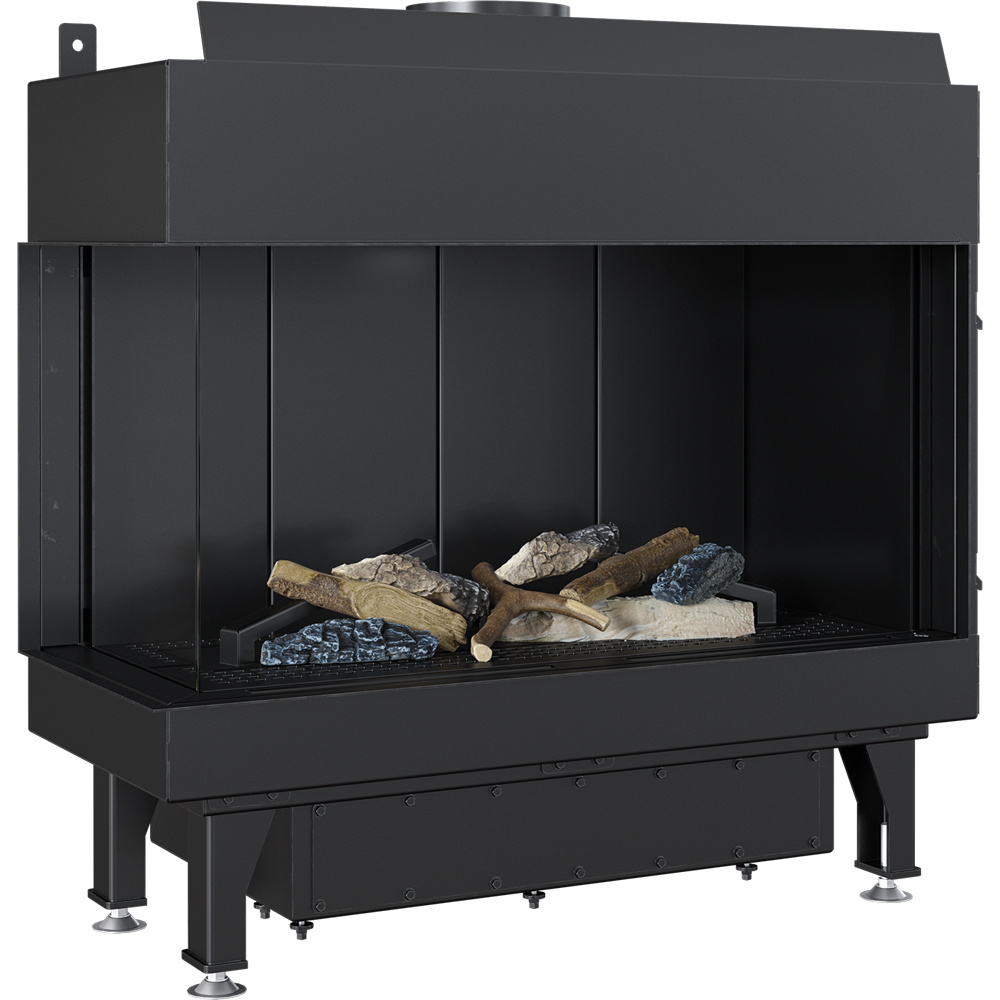 Plynový krb Leo 70 ľavostranný propán ∅ 100/150 4,8 kW