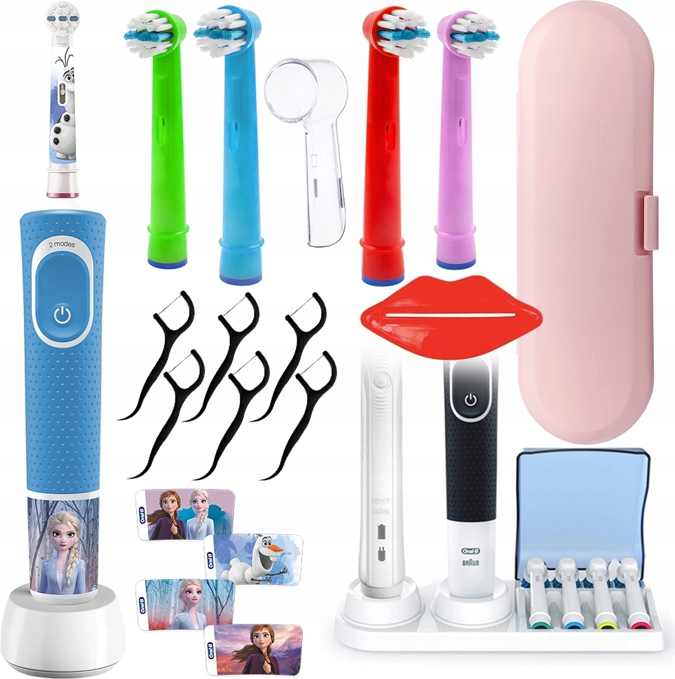 Oral-B Vitality 100 Mražená Kidská Zubná Kefka + Príslušenstvo