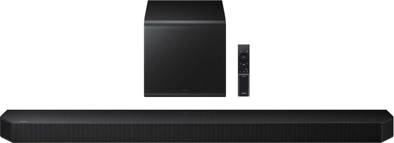 Samsung HW-Q800F/ZF, 5.1.2 kanály/kanálov, 400 W, DTS 5.1, DTS Express, DTS-HD Master Audio, DTS:X, Dolby Atmos, Dolby Digital Plus, Dolby TrueHD, 39 W, Aktívny subwoofer, Bezdrôtový