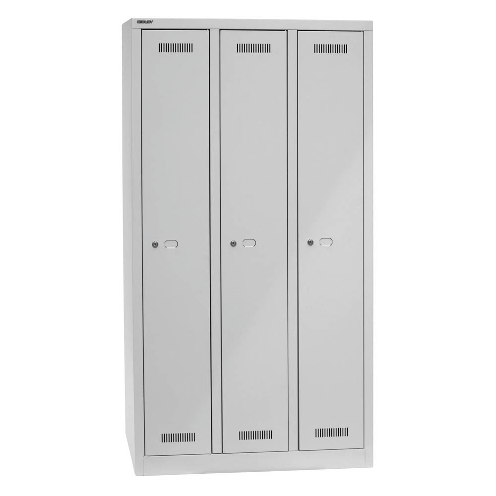 BISLEY Kleiderspind MonoBloc Maße: 90 x 170 x 50 cm (B x H x T) Anzahl der Abteile: 3 Abteile ML09T1645