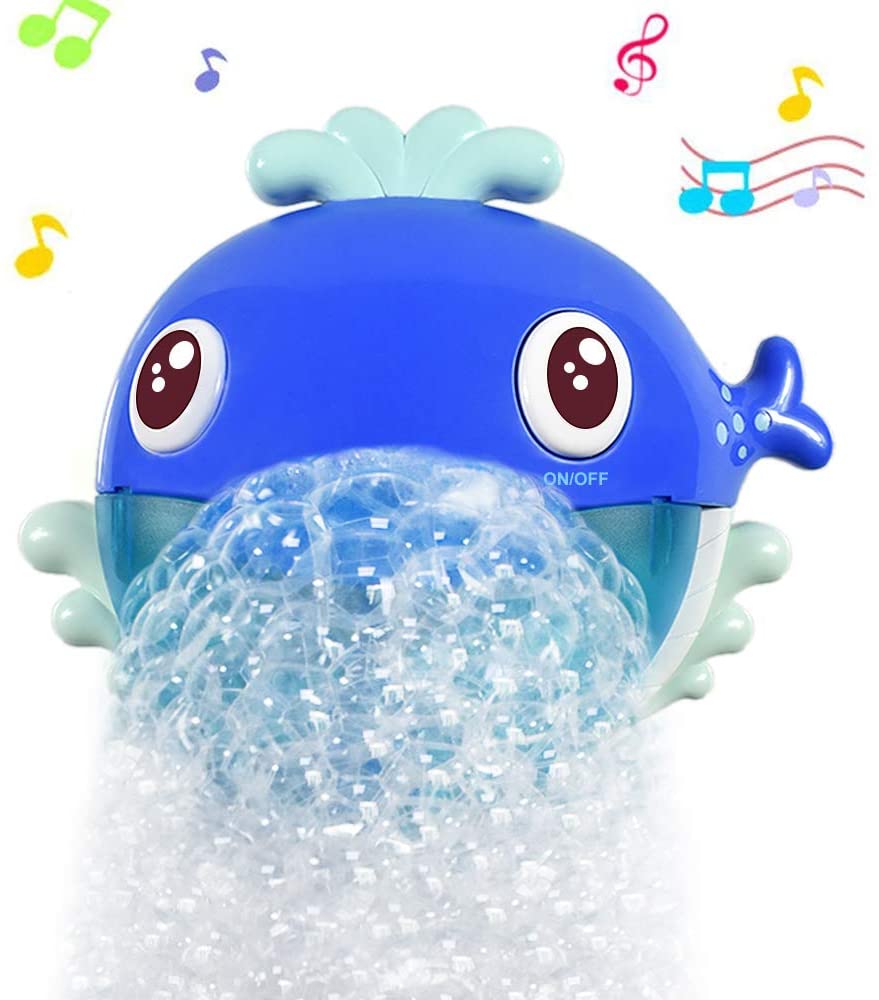 Kinder Baby Badespielzeug Krabbe Blase spucken Musik Dusche Spielzeug Badespaß 