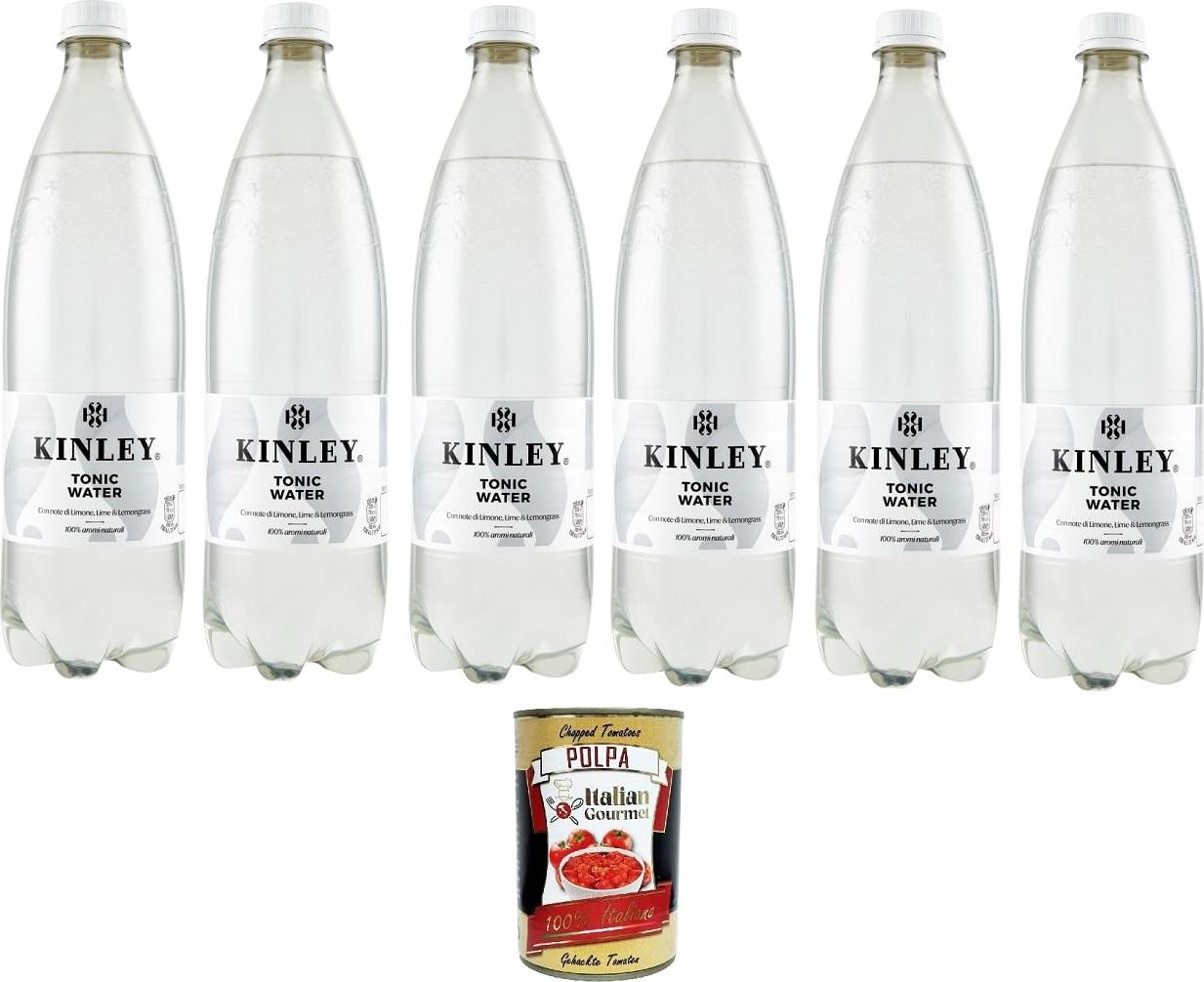 Italian Gourmet E.R. Kinley Tonic Water Tonic Water Haustier 6x1lt+ Italian Gourmet polpa 400g UQ-7FX5-DNLG