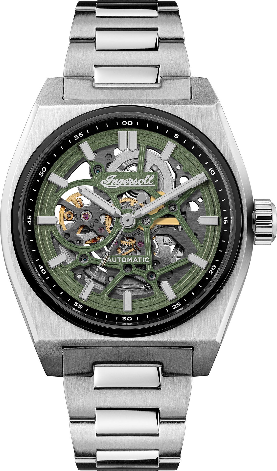 Ingersoll I14304 Herrenuhr Ingersoll Vert Automatik 43mm 5ATM