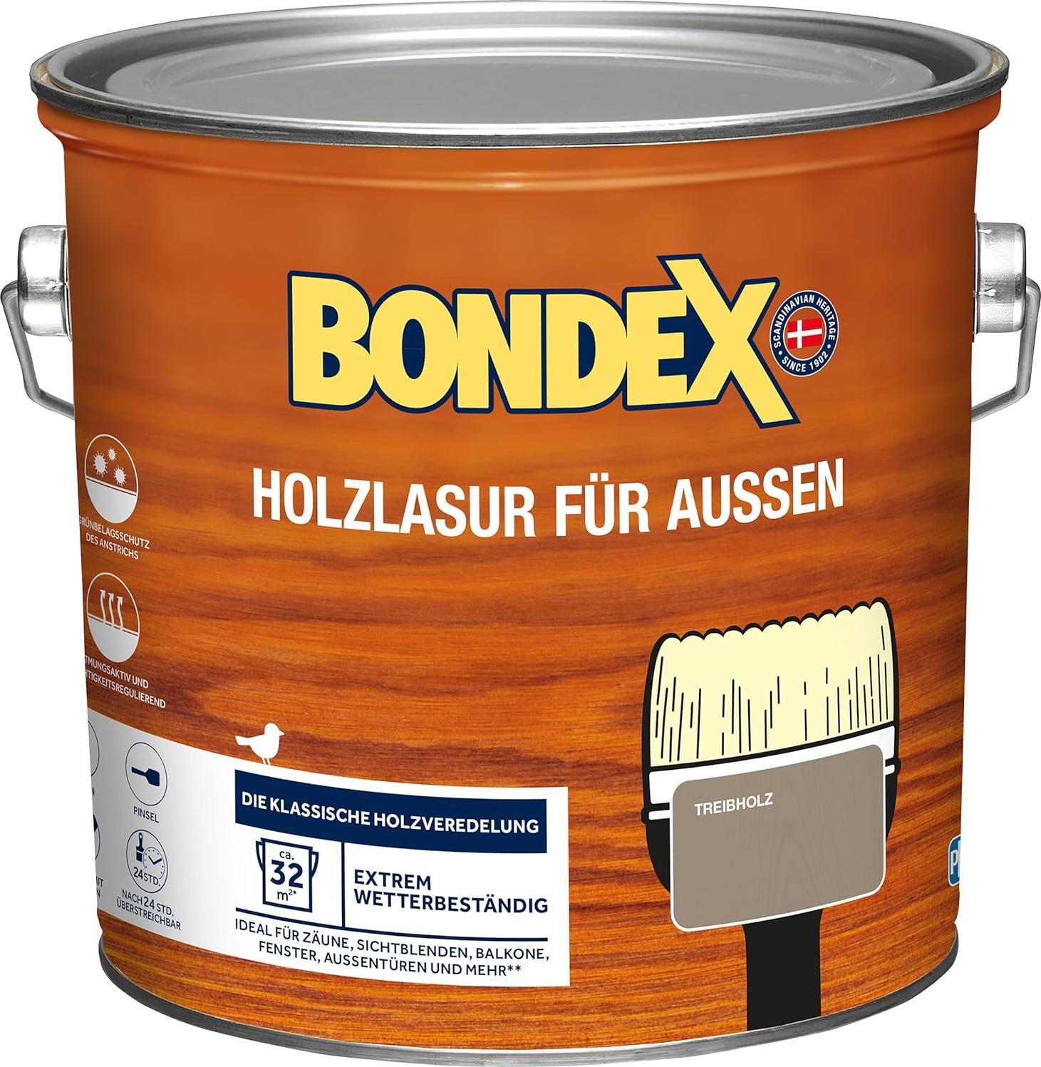 Dyrup Bondex Holzlasur 2,5 L treibholz 466785