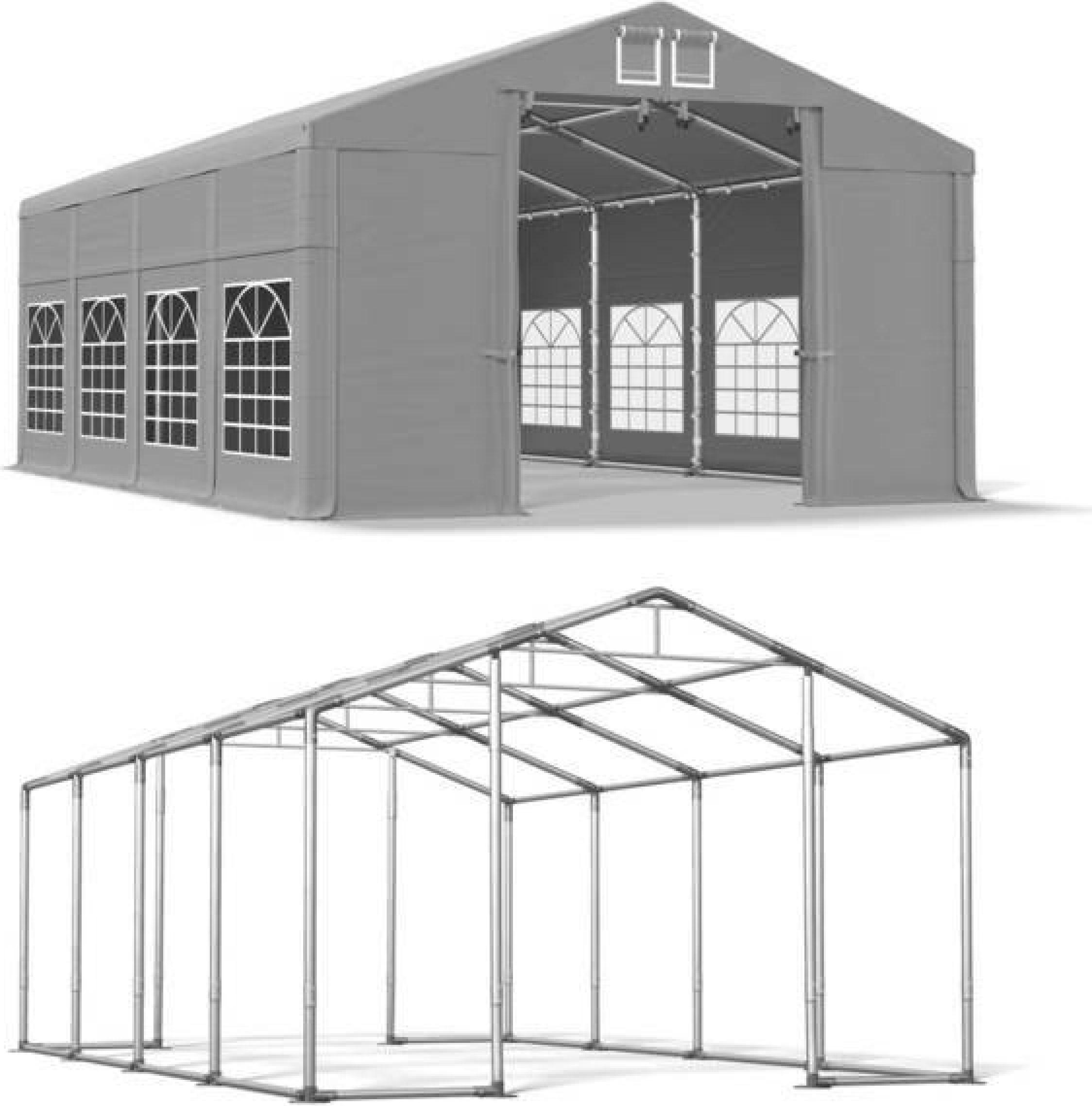 Saison Zelt 6x8 Grau WINTER ISD