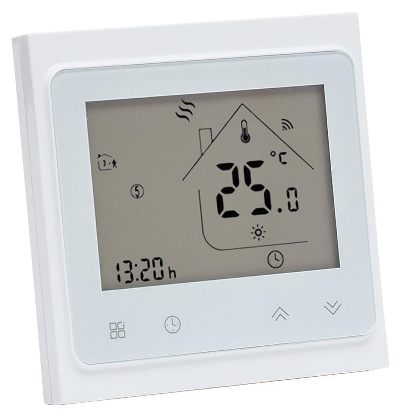 LEDKIA Heizungsthermostat WiFi Programmierbar Weiss Weiß
