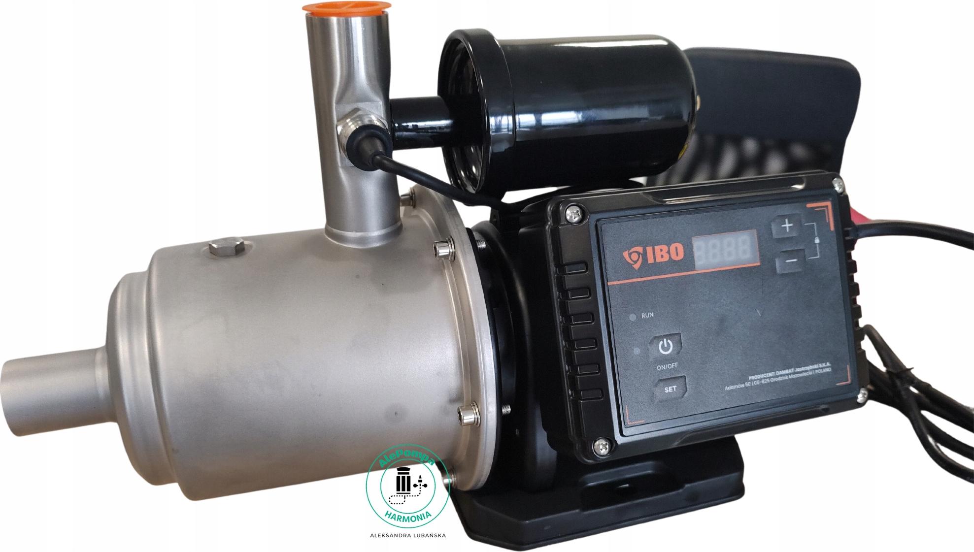 IBO | Druckpumpe HP Inox - 550W - 92 l/min - Energiesparend - Kompakt - Mit Inverter