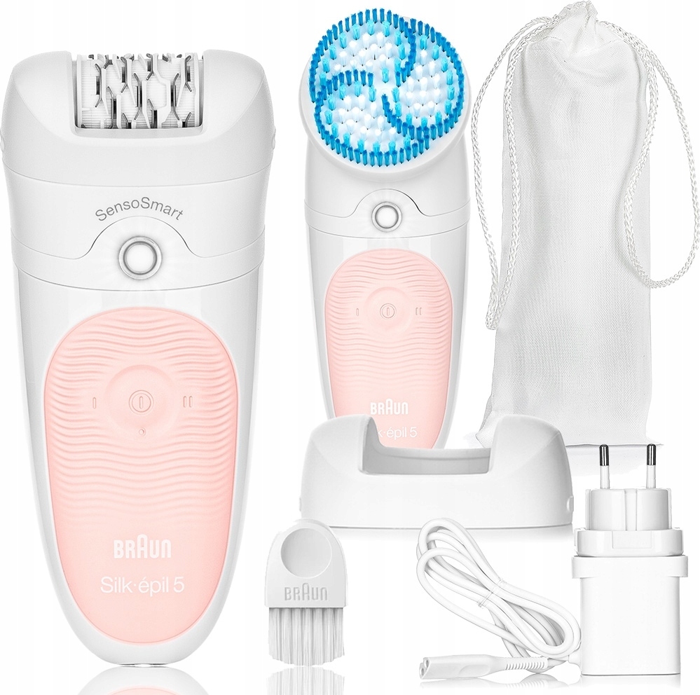 BRAUN DEPILATOR Silk-epil 5 (Wet&Dry) SensoSmart MICROGRIP + SPA HEAD! BELLA-0108