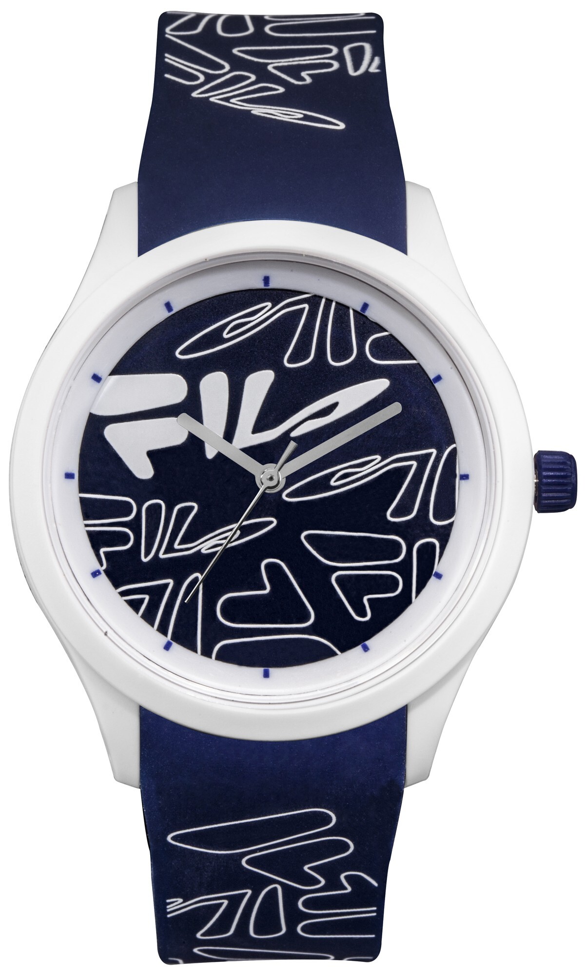 Fila Herren Armbanduhr FILASTYLE 40 mm Armband Silikon 38-129, Farbe:blau 38-129-203