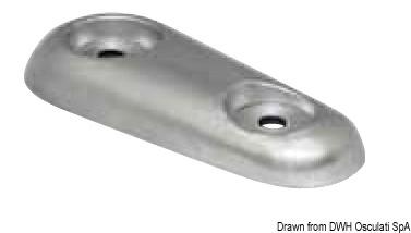 Ovaler Vetus Typ Anode 2400 g - Osculati 43.902.06