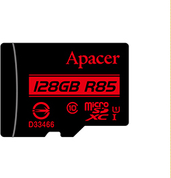 Apacer paměťová karta Secure Digital Card V10 128GB UHS-I U1 (Class 10) AP128GMCSX10U5-R
