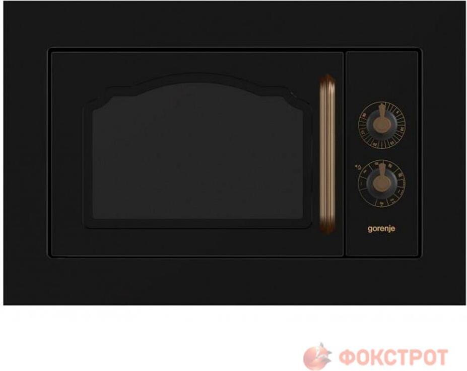 Gorenje BM235CLB - Integriert - Kombi-Mikrowelle - 23 l - 800 W - Drehregler - Schwarz