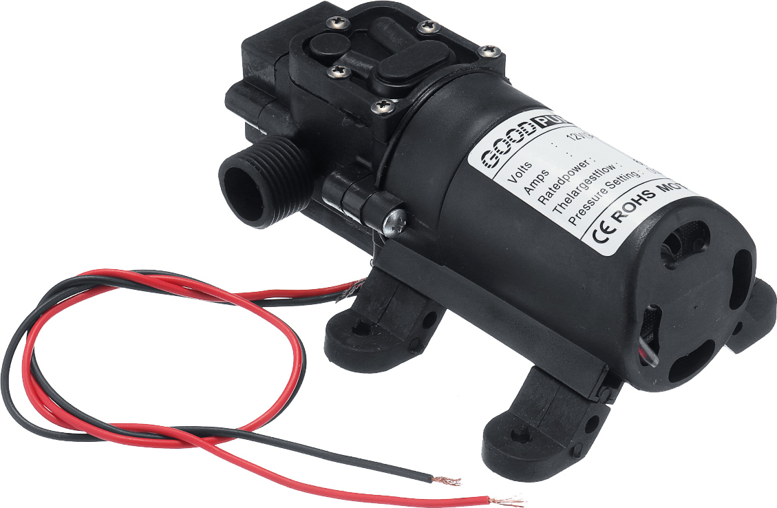 12V vysokotlakové automatické membránové vodné čerpadlo so samonasávaním vhodné pre záhradné dodávky