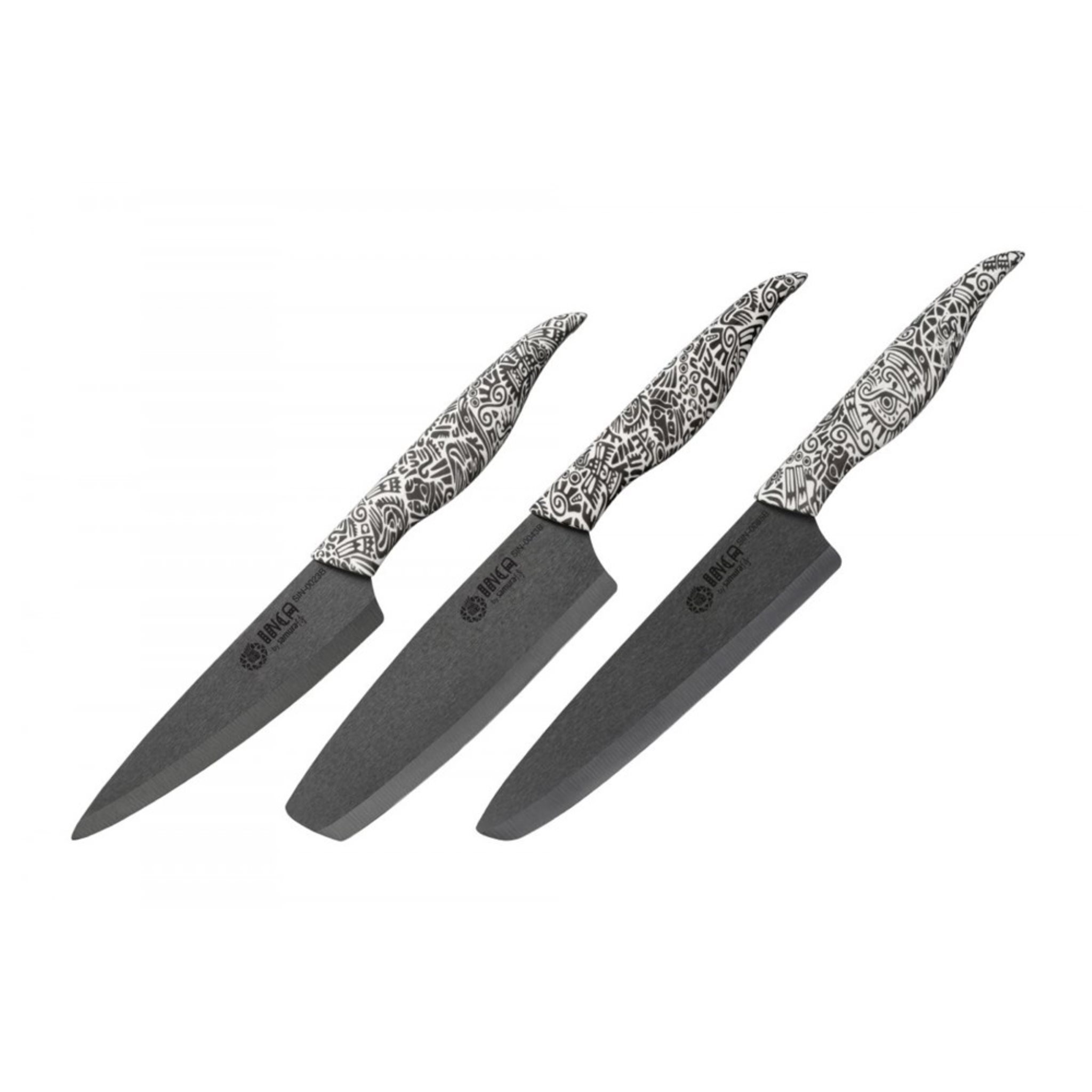 Samura Inca Set mit 3 Keramikmessern SIN0220B