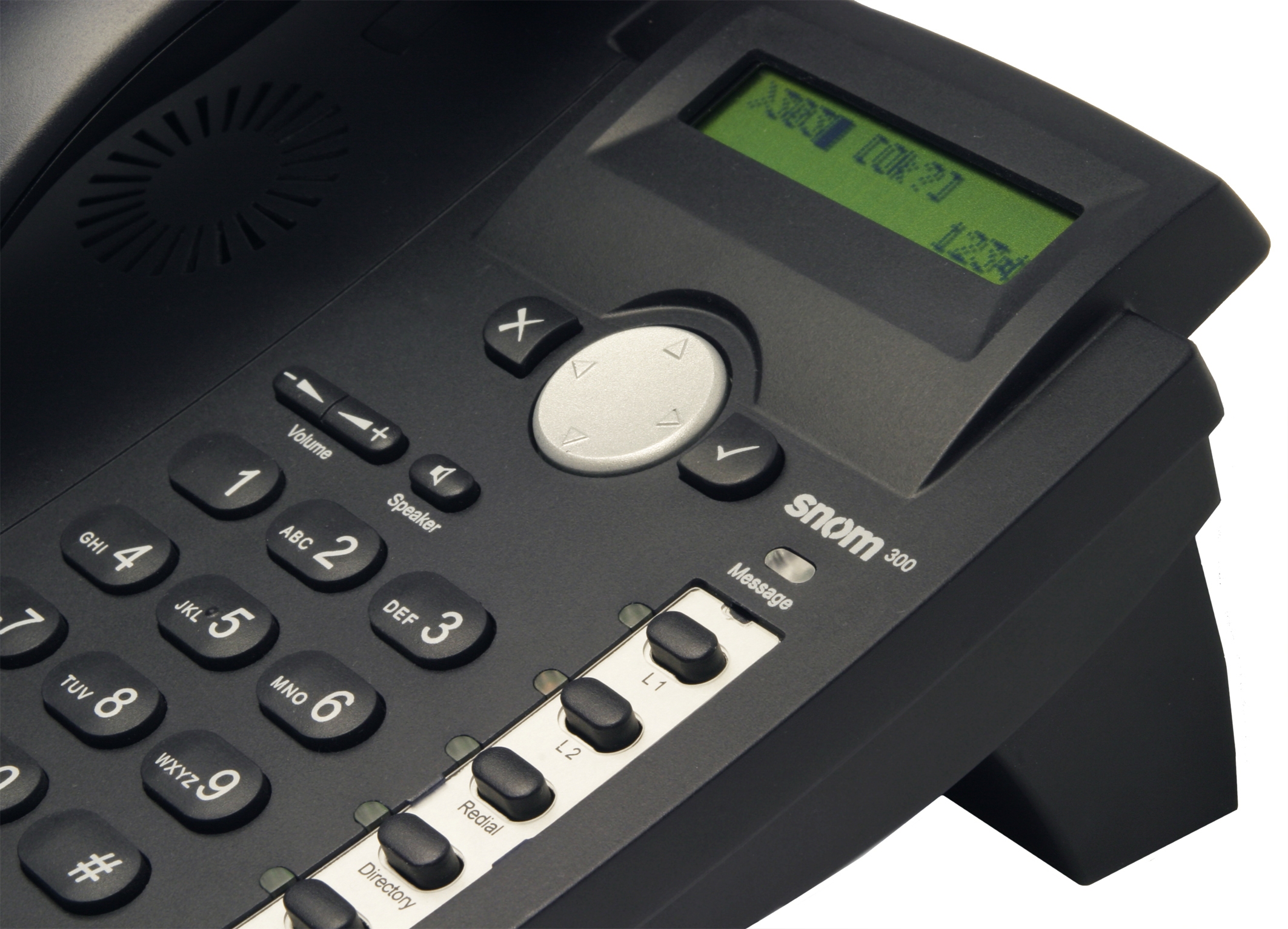Snom 300 IP Telefon, Rufnummernanzeige