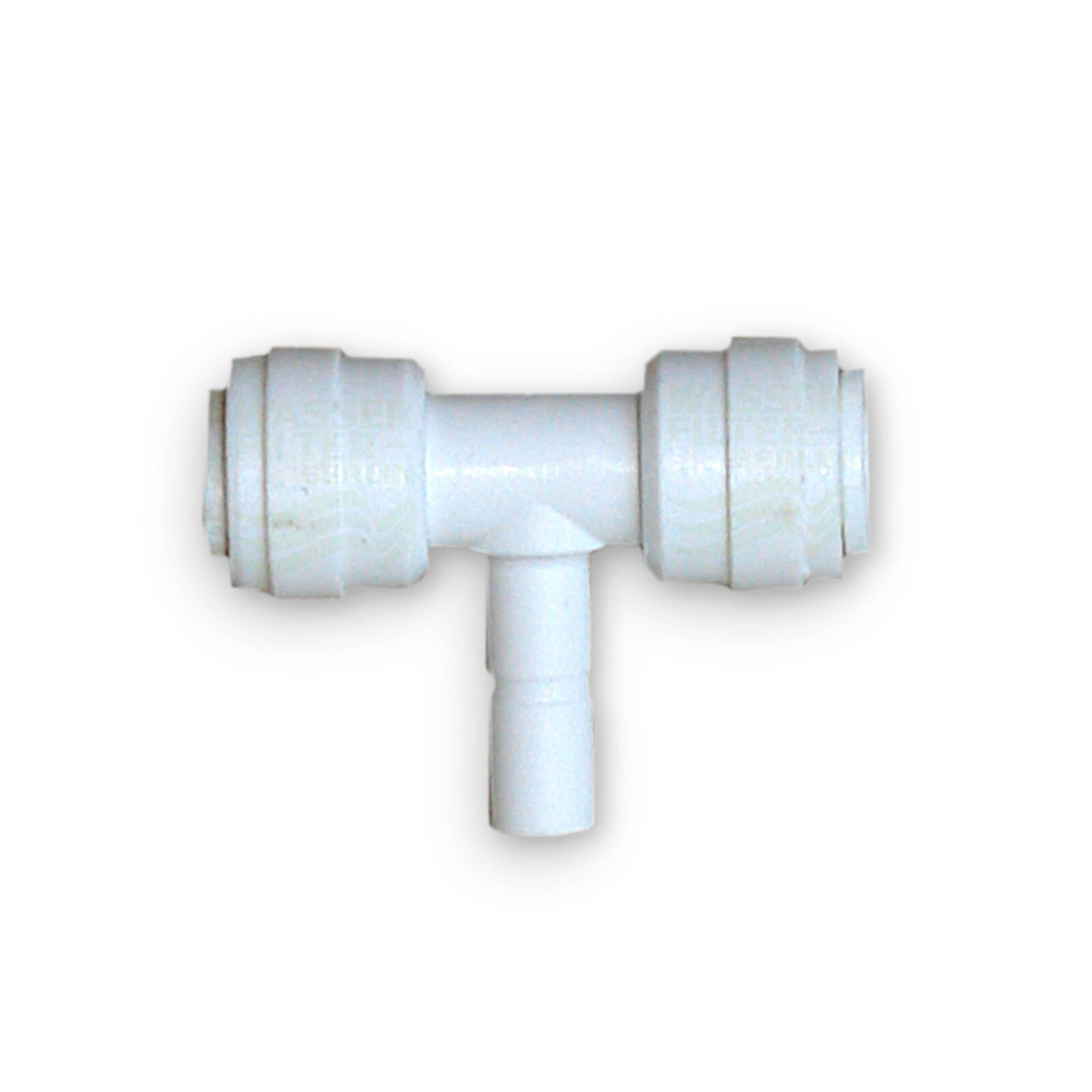 Wasserstelle Berlin Quickverschluss, T-Stück steckbar, 6,4mm (1/4'Rohr x 1/4' Quick x 1/4' Quick) QuickT-1/4R-2x1/4S