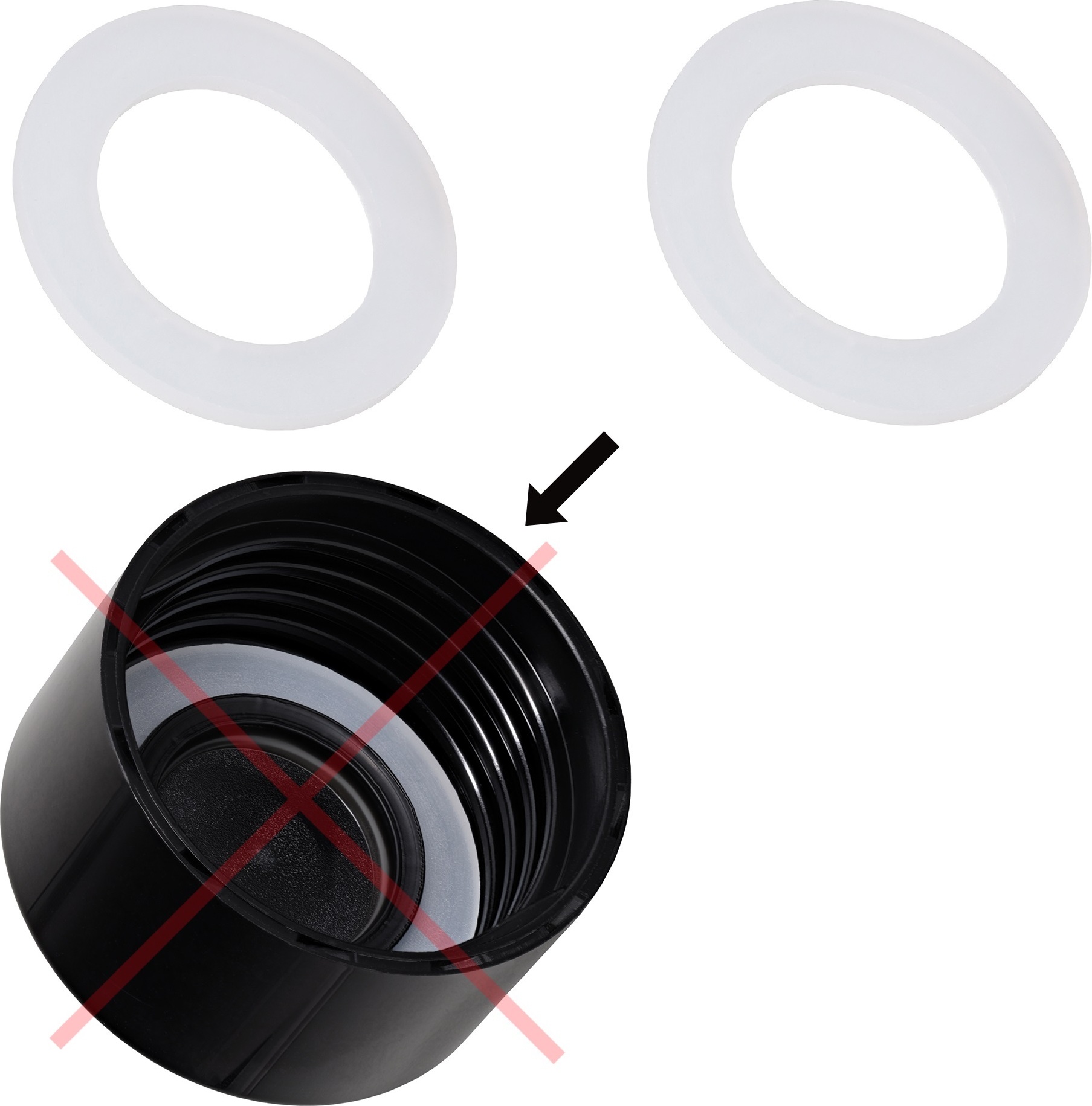 2x náhradný tesniaci O-krúžok pre tesnenie veka PET fliaš/plastových fliaš výrobníka sódy kompatibilného so Sodastream