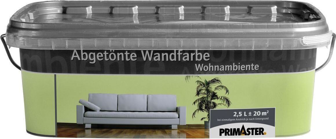 Primaster Wandfarbe Wohnambiente 2,5 L apfelgrün