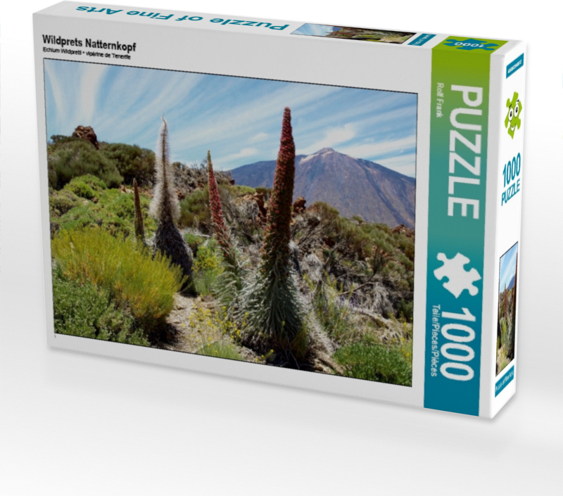 Calvendo Wildprets Natternkopf 1000 Teile Puzzle quer 640x480mm, Frank Rolf; 7342984