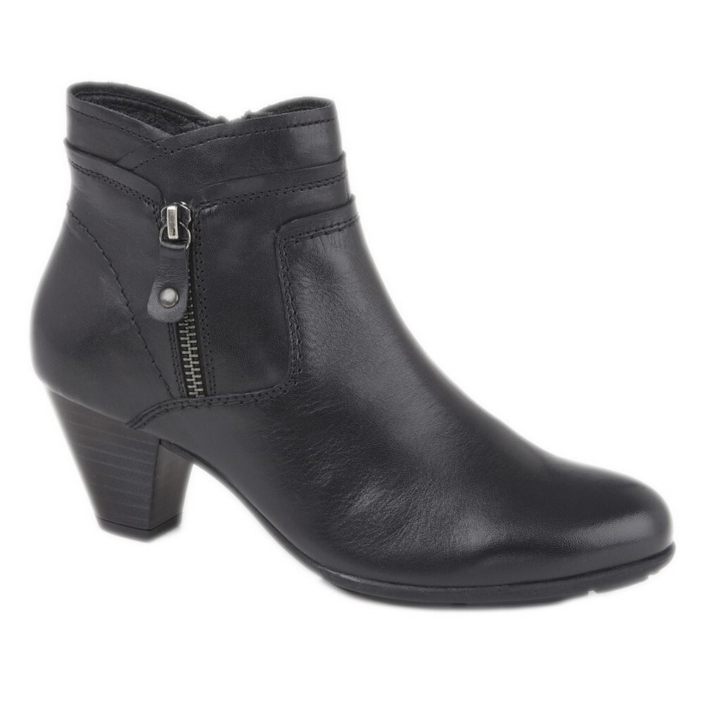 Cipriata - Dámske členkové topánky "Cleo", kožené DF1877 (40,5 EU) (Black)