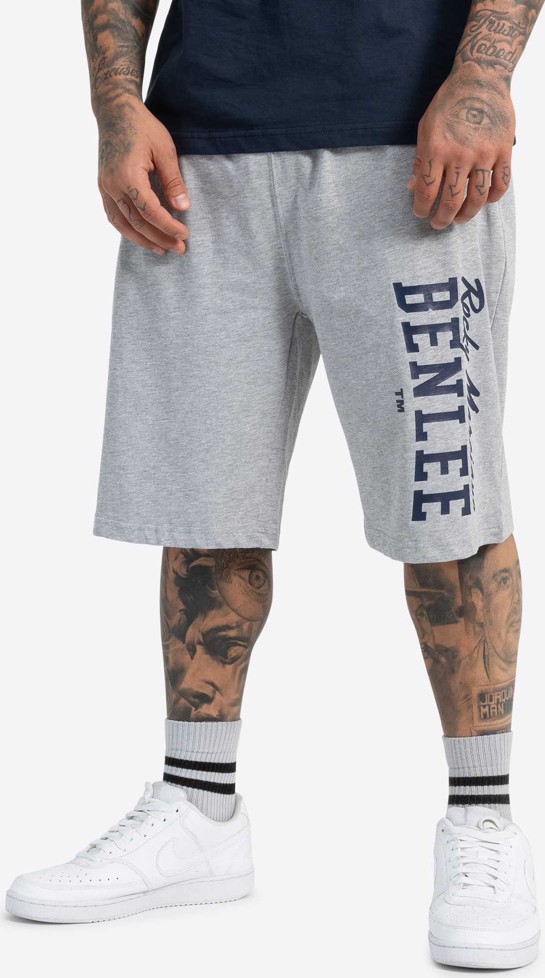 Herren Shorts normale Passform SPINKS Marl Grey XXXL BENLEE 191103