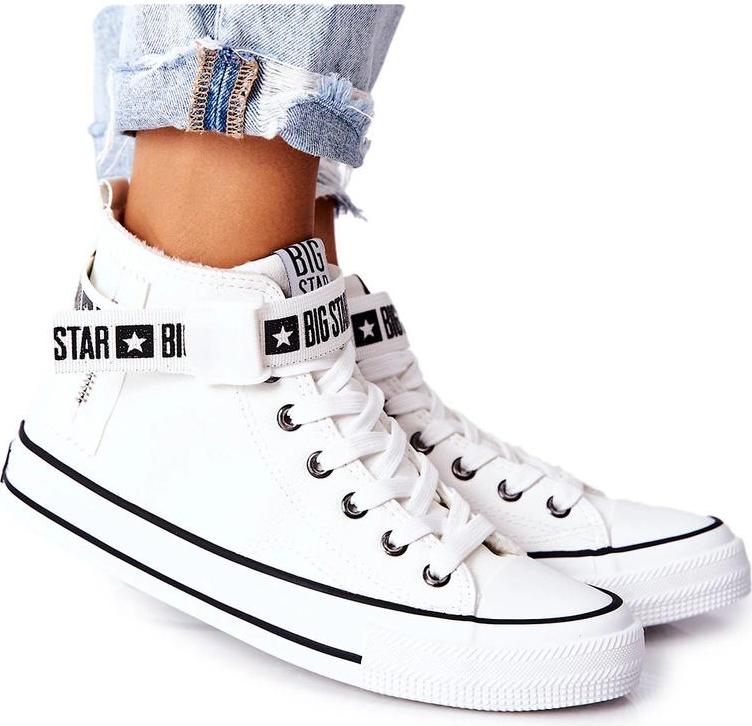 Big Star Shoes Big Star Hochhackige Turnschuhe GG274027 Weiß 38