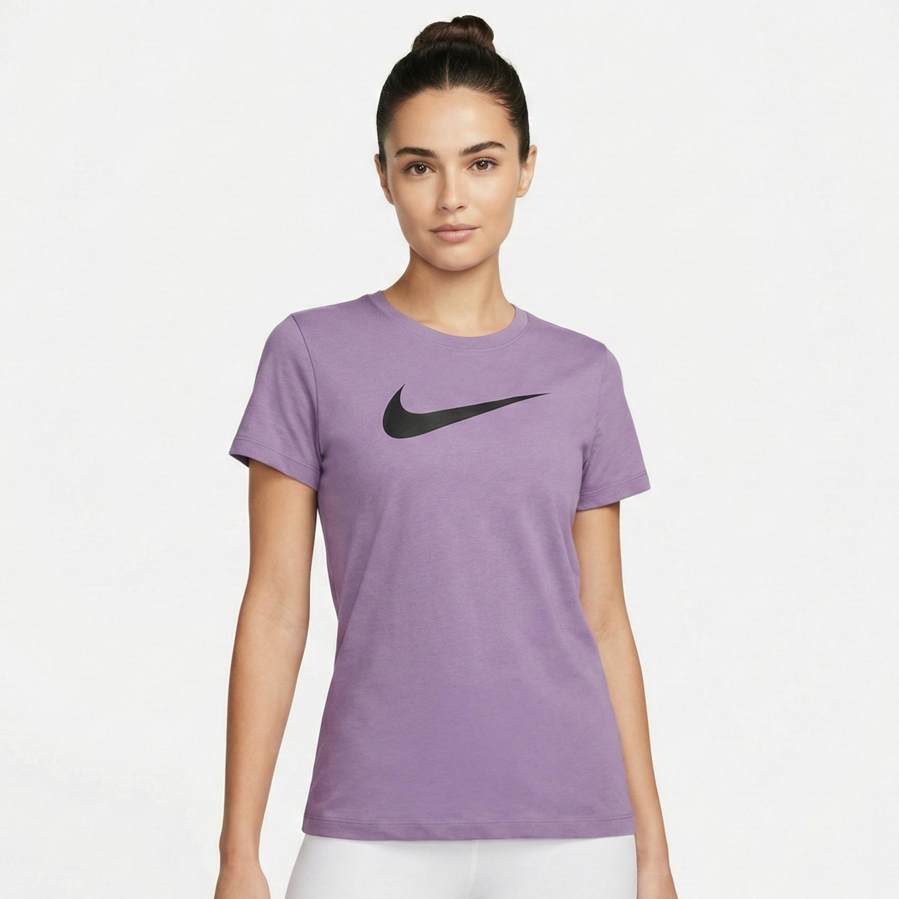 T-Shirt NIKE Dry Tee DFC Crew Amethyst lila XS