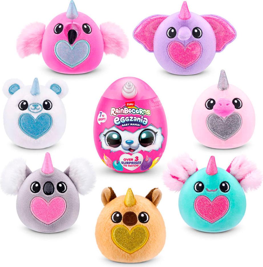 Zuru Rainbocorns Serie 1 3+ Surprises Baby Mania Eggzania Spielzeug 92111TQ1-S001