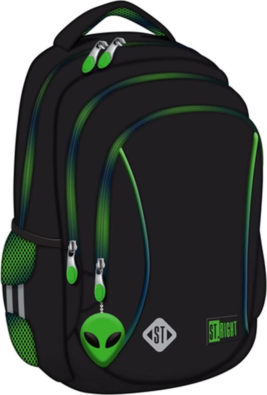 Markenlos 3-Fach-Rucksack Stright Bp-26 Green Power 3343 greenpowma