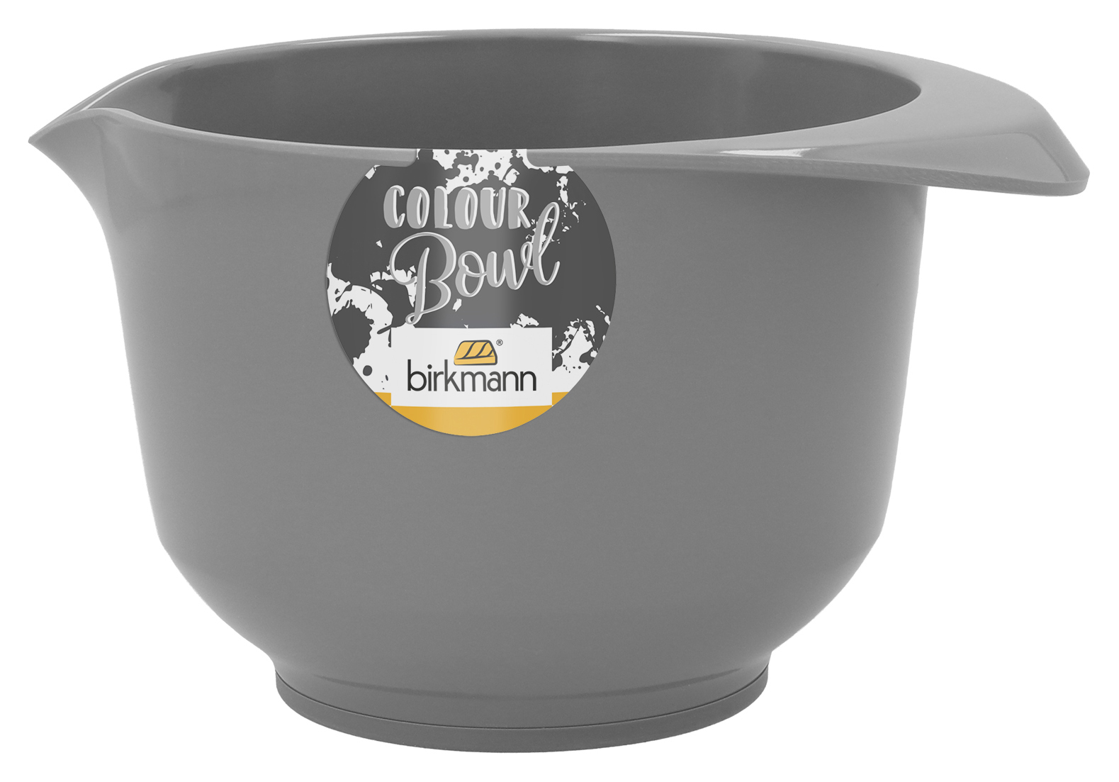 RBV Birkmann BIRKMANN Rühr- und Servierschüssel, 0,75 Liter, grau, aus Melamin, standfest, kratzfest, BPA-frei, 70 708761