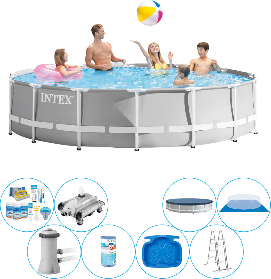Balík bazénov - Intex Prism Frame Round 427x107 cm