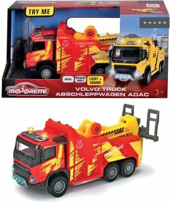 Majorette – Volvo-Abschleppwagen – ab 3 Jahren Volvo Truck Abschleppwagen Adac