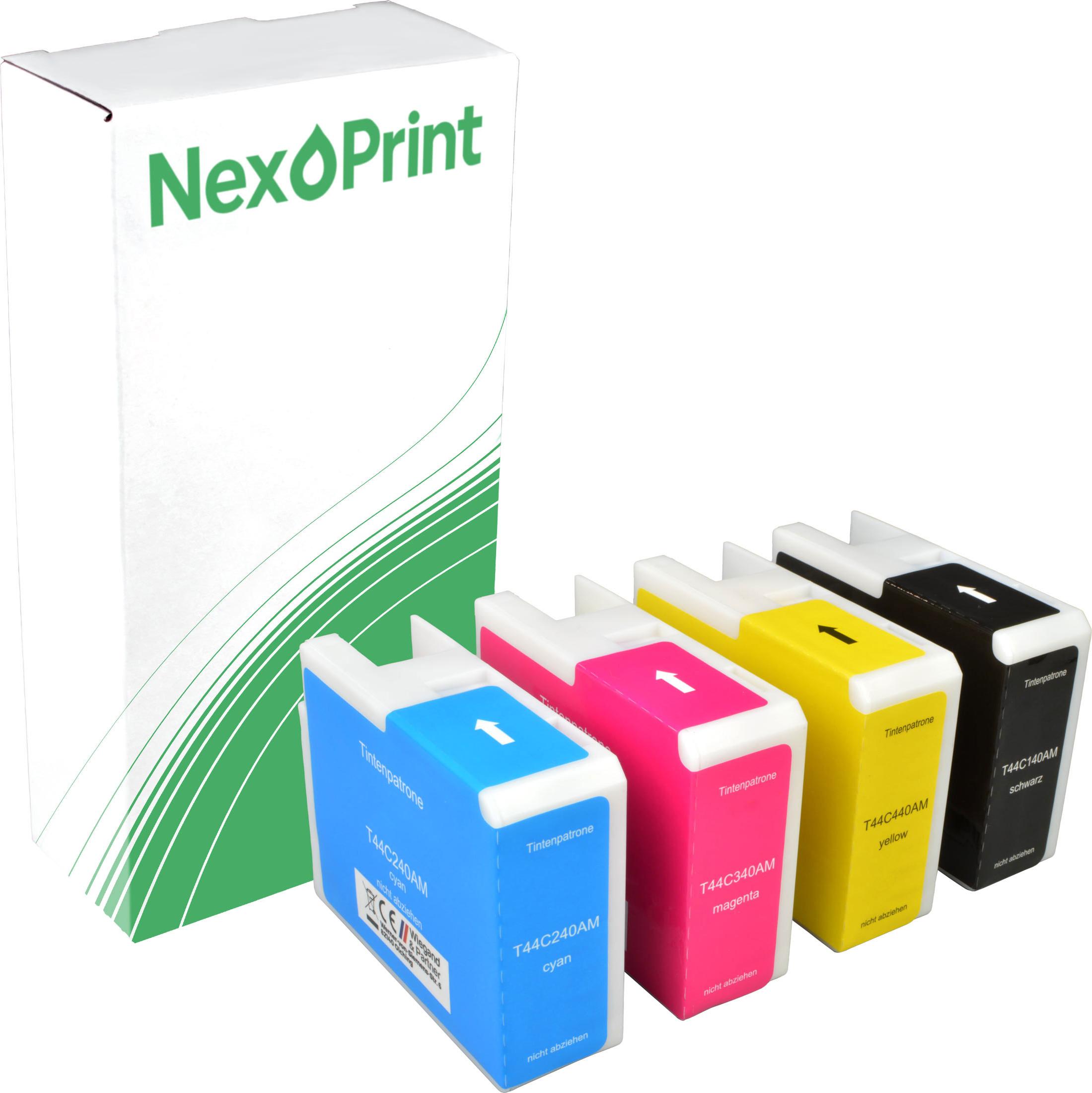 NexoPrint Druckerpatrone kompatibel zu Epson C13T44C140-440 mehrfarbig ColorWorks CW-C 6500 Pe Epson ColorWorks CW-C 6500 Ae Epson ColorWorks CW-C 6000 Pe Epson ColorWorks CW-C 6000 Ae Epson ColorWorks C 6500 T44C-WBSET