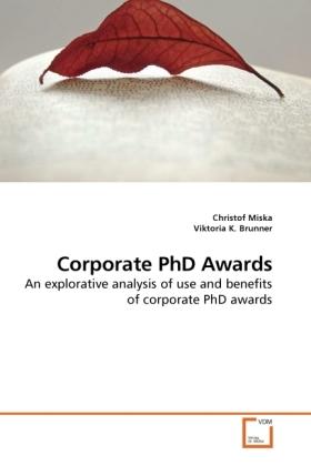 Sonstige Verlage Miska, C: Corporate PhD Awards