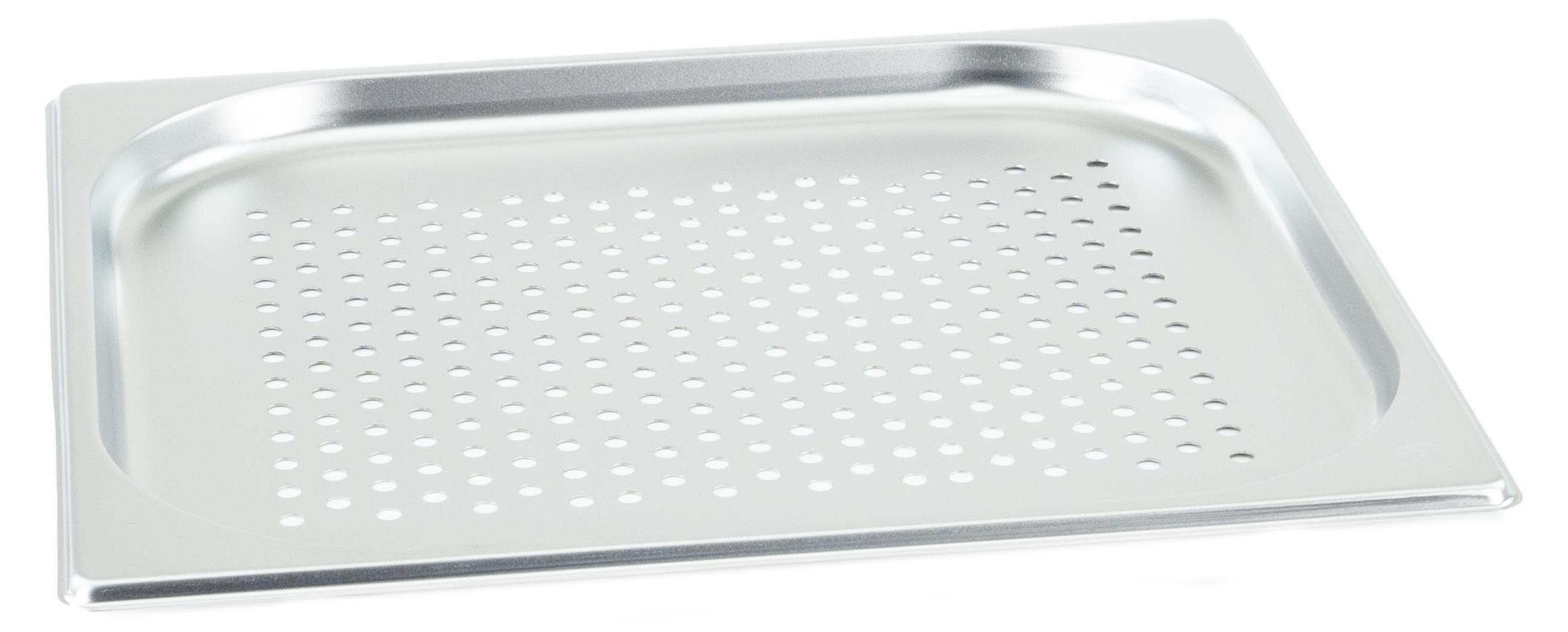 LACOR 66167Z GN-Behälter Gelocht – 1/1, 530x325x65 Mm, Edelstahl, Profi-Gastro-Qualität