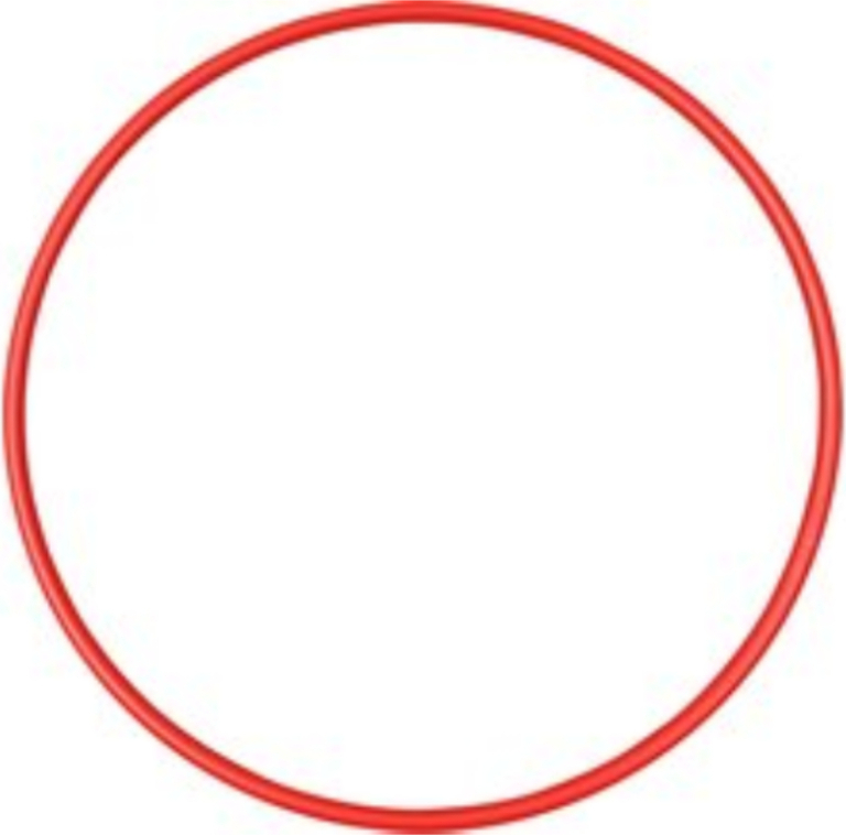 Sport 2000 Gymnastikreifen 75cm rot 1081646