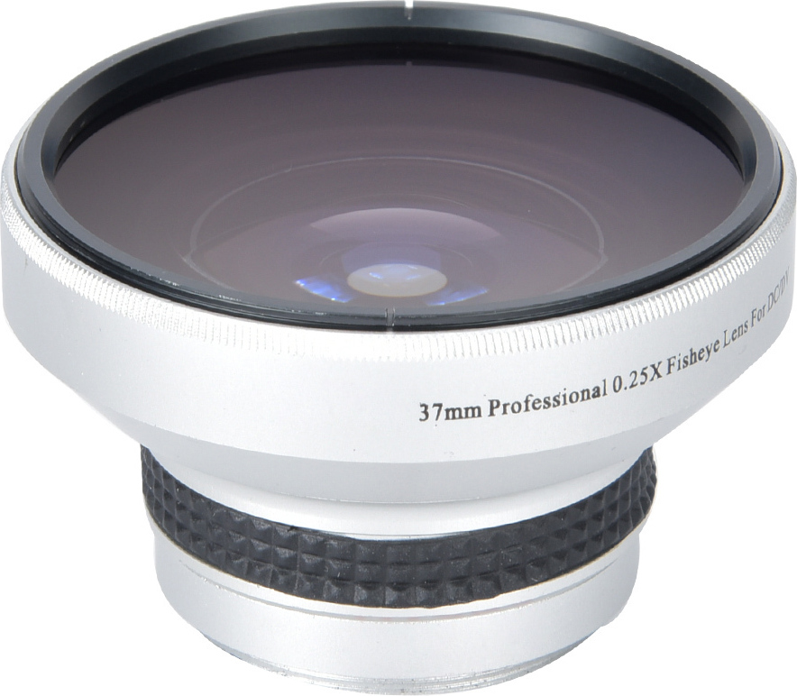 Cocosity 37Mm 0,25-faches Fischaugenobjektiv, Weitwinkel-Fischaugenobjektiv, Zus?tzliches Objektiv, Integriertes Makro-Konvertierungsobjektiv, fr Kameraobjektive mit 37 Mm Kaliber