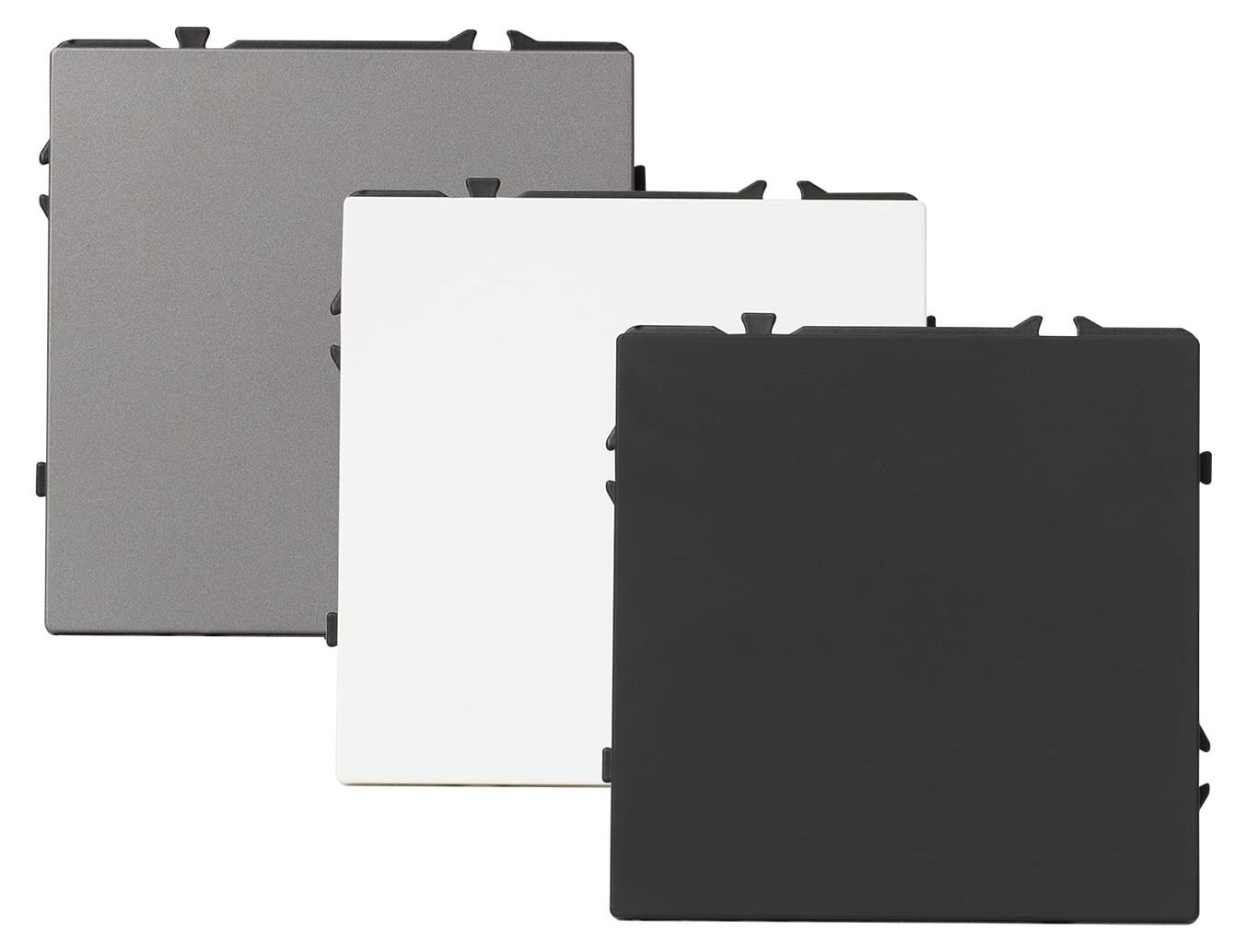 LEDKIA Blindabdeckung Luxe 990 Weiß zum Verschließen ungenutzter Aussparungen, 7.3x4x7.3 cm