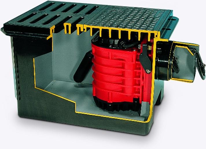 KESSEL 28450 - Rückstaupumpanlage Pumpfix S für Bodenplatte