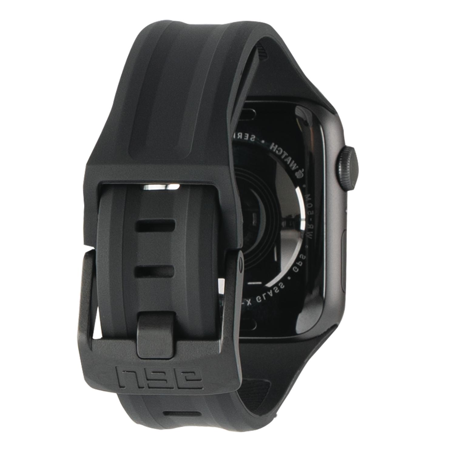 Urban Armor Gear Scout - Remienok - Smartwatch - Čierny - Apple - Watch 44/42 - Silikón