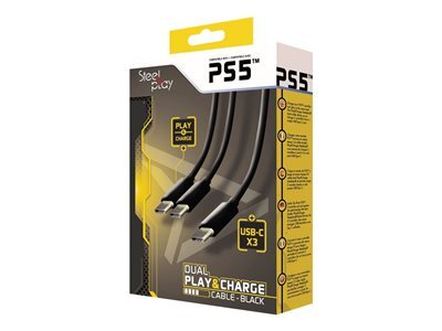 STEELPLAY Dual Play & Ladekabel PS5