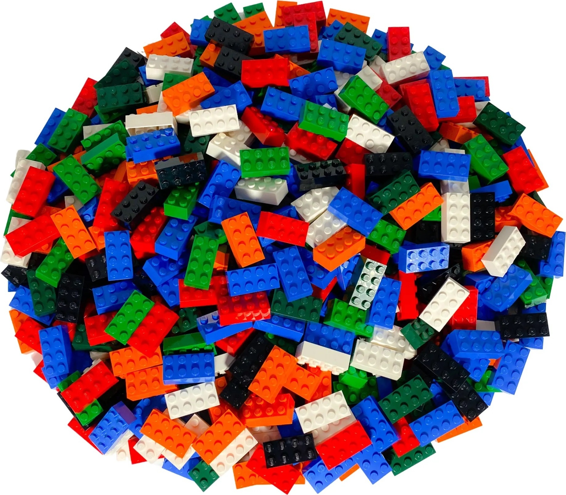 LEGO® 2x4 kocky Vysoká zmiešaná farba - 3001 NOVINKA! Množstvo 25x
