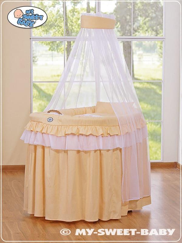 Weidenkorb-Dean-Wiege - Rattan-Wiege - großes Format mit antiallergischer Matratze