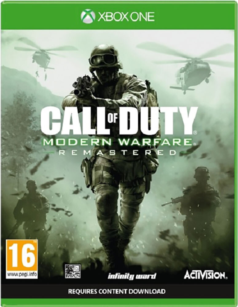 Xbox Original Xbox Games One Call Of Duty Modern Warfare Remastered PAL PAL XBOSCMR